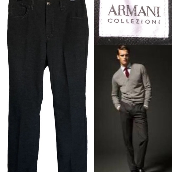 Armani Collezioni Men´s Casual Chinos Wool...